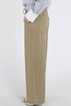 Rosner Masha Wide Leg Sporty  Broek Olijf
