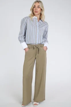Rosner Masha Wide Leg Sporty  Broek Olijf