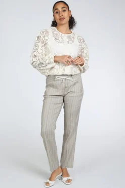 Rosner May Zigarette Sporty  Broek Zand