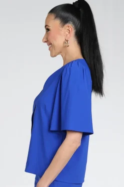 Studio Anneloes 13735 Axel Blouse korte mouw Royal