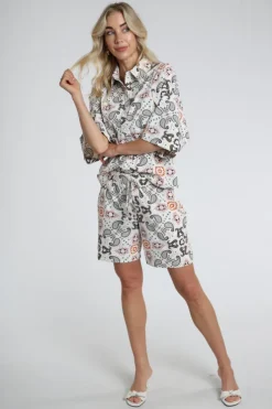 Studio Anneloes 14171 Blouse korte mouw Off white