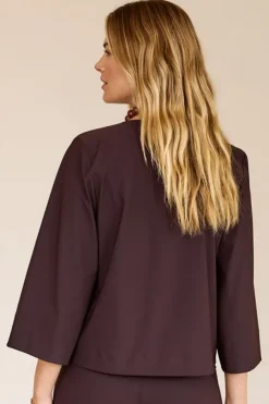 Studio Anneloes 94840 cilou Blouse lange mouw Bruin