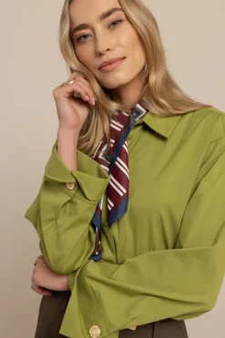 Studio Anneloes 13478 Erina Blouse lange mouw Lime