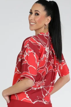 Studio Anneloes 13663 Eve Blouse korte mouw Rood