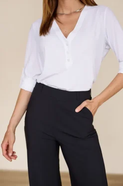 Studio Anneloes 94842 evi Blouse lange mouw Wit
