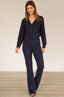Studio Anneloes 94812 flair long Broek Marine