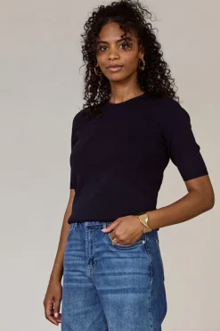 Studio Anneloes 91530 lana Pull korte mouw Marine