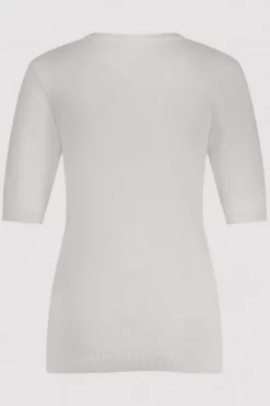 Studio Anneloes 91530 lana Pull korte mouw Wit