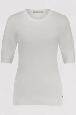 Studio Anneloes 91530 lana Pull korte mouw Wit