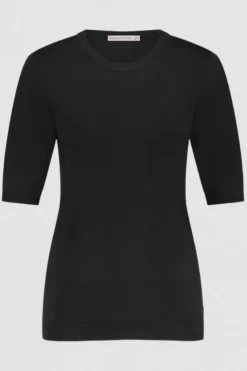 Studio Anneloes 91530 lana Pull korte mouw Zwart