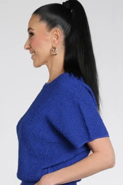 Studio Anneloes 13769 Lenti Pull korte mouw Royal