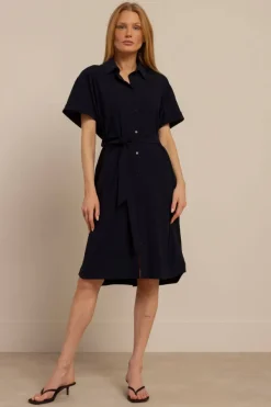 Studio Anneloes 91543 Louni Jurk korte mouw Marine