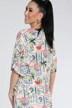 Studio Anneloes 13822 Madison Blouse korte mouw Blauw