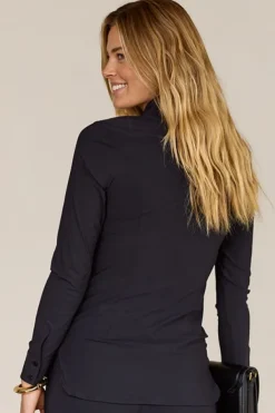 Studio Anneloes 94802 poppy Blouse lange mouw Zwart