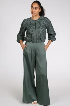 Vera Mont 36664216 Bomber Vergrijsd groen
