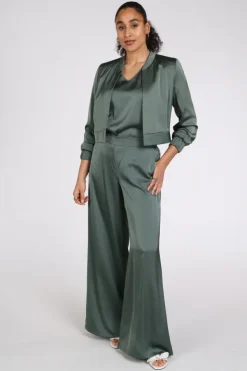 Vera Mont 03054262 Bomber Vergrijsd groen
