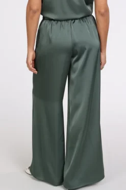 Vera Mont 03004262 Broek Vergrijsd groen