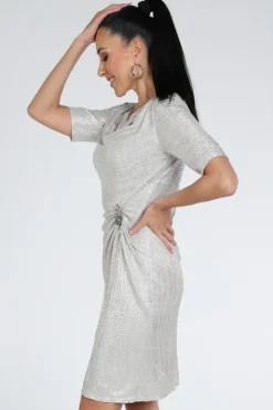 Vera Mont 03874082 Jurk korte mouw Goud