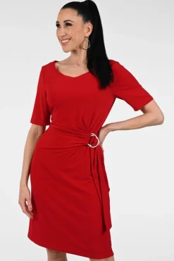 Vera Mont 7055/4589 Jurk korte mouw Rood