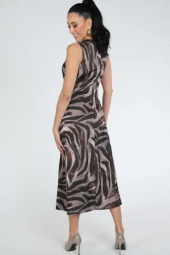 Vera Mont 36514039 Jurk mouwloos Bruin