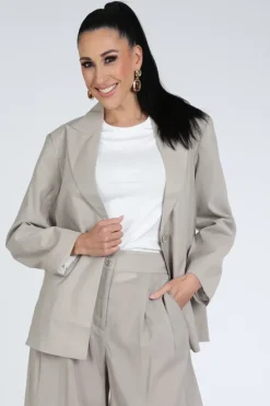 WithBlack WBLMARLEEN Blazer Zand