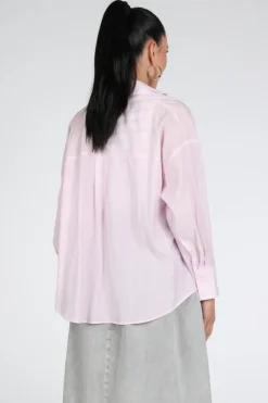 WithBlack WBLMARLEEN LS Blouse lange mouw Licht roze