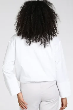 Yaya 01-701355-603 Blouse korte mouw Wit