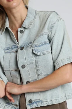 Yaya 01-511052-604 Bomber Light blue denim