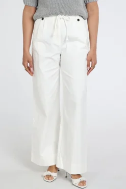 Yaya 01-301246-603 Broek Off white