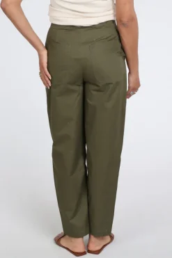 Yaya 01-301250-604 Broek Olijf