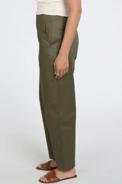 Yaya 01-301250-604 Broek Olijf