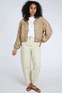 Yaya 01-301250-604 Broek Taupe