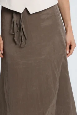 Yaya 01-401091-605 Rok recht kort Bruin