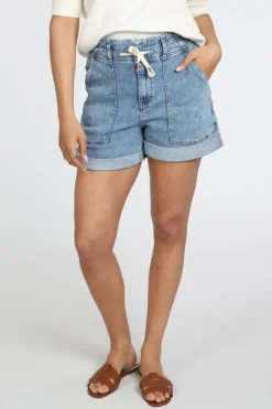 Yaya 01-321031-604 Short Blue denim