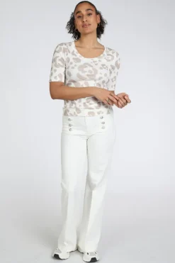 Zaida 346850 T-shirt korte mouw Beige