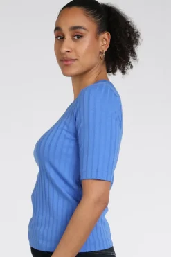 Zaida 346355 T-shirt korte mouw Blauw