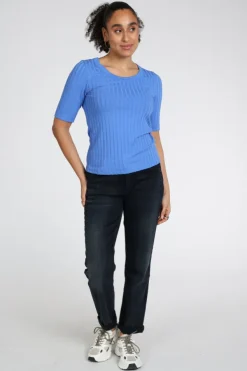 Zaida 346355 T-shirt korte mouw Blauw