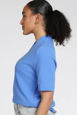 Zaida 346183 T-shirt korte mouw Blauw
