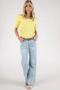 Zaida 346355 T-shirt korte mouw Geel