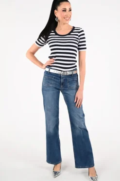 Zaida 346455 T-shirt korte mouw Marine