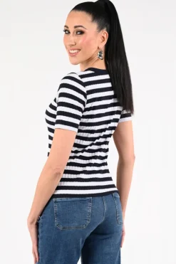 Zaida 346455 T-shirt korte mouw Marine