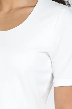 Zaida 346001 T-shirt korte mouw Off white