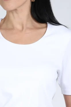 Zaida 346001 T-shirt korte mouw Wit