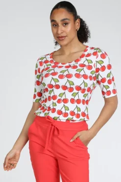Zaida 346850 T-shirt korte mouw Wit