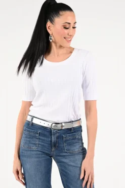 Zaida 346355 T-shirt korte mouw Wit