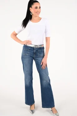 Zaida 346355 T-shirt korte mouw Wit