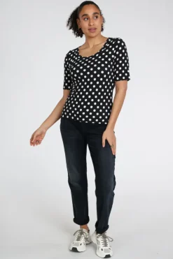 Zaida 346850 T-shirt korte mouw Zwart